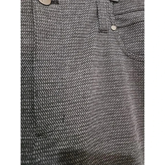Simply Vera Vera Wang High-Rise Ponte Bootcut Pants Grey Texture Size XL - Picture 4 of 7